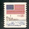 USA - Scott 1891  flag / drapeau / lighthouse / phare