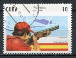 Timbre  CUBA  1992  Obl  N  3182  Y&T    Sport Tir aux Pigeons