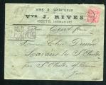 Belle lettre chargée de Sète pour Lavans lès St Claude ( 1890 )