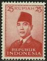 Indonesia 1951.- Sukarno. Y&T 41**. Scott 398**. Michel 88**.