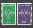Europa 1959 France Yvert 1218 et 1219 neuf ** MNH