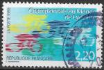FRANCE - 1989 - Yt n 2590 - Ob - Championnat du monde de cyclisme