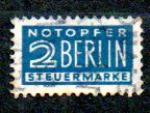 Allemagne Occupation bizone Yvert N70A oblitr 1945 Surtaxe aide Berlin