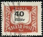 Hungra 1958-69.- Cifra. Y&T 227(A). Scott J239. Michel P233X.