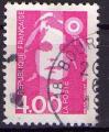 2717 - Marianne du Bicentenaire 4,00 rose - Oblitr - anne 1991