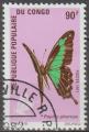 CONGO 1971 306 oblitr Papillons