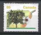CANADA - 1992 - Yt n 1295 - Ob - Arbres fruitiers ; poirier Bartlett