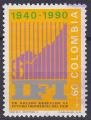 Timbre PA oblitr n 820(Yvert) Colombie 1990 - Institut pour le dveloppement