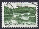 FINLANDE N 548 (B) o Y&T 1963-1972 Maison de campagne finlandaise au bord du la