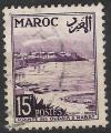 MAROC - 1951/54 - Yt n 312 - Ob - Pointe des Oudayas 15F lilas