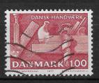 DANEMARK - 1977 - Yt n 647 - Ob - Artisanat ; menuiserie