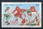 Timbre Rpublique Socialiste du VIETNAM 1984  Obl  N 482  Y&T  Hockey sur Glace