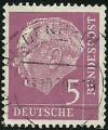 Alemania 1953-54.- Theodoro Heuss. Y&T 64. Scott 704. Michel 179xW.