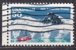 ETATS UNIS - 1991 - Trait de l'Antarctique - Yvert PA 123 Oblitr
