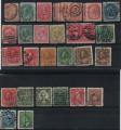 Canada, lot de 36 timbres priode Canada anglais