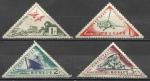 Monaco Taxe 1953;  4 timbres moyens de transport