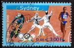 France 2000; Y&T n 3340; 3,00F (0,46) Jeux olympiques de Syndney, cyclisme...