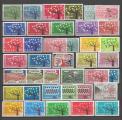 Europa 1962 Anne complte 39 timbres neufs ** MNH