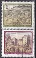 AUTRICHE "abbayes et monastres" les 2 timbres de 1991 oblitrs 