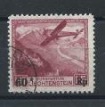 Liechtenstein PA N14 Obl (FU) 1935 - Timbre de 1930 surcharg