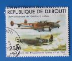 Djibouti 1979 - PA 131 - 75e Anniversaire de l'Aviation  Moteur (Obl)