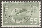 norvege - n 492  obliter - 1966