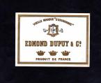 Ancienne tiquette d'alcool : Edmond Dupuy & Co ( cognac )