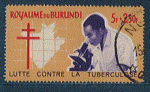 Burundi 1965 - Y&T 120 - oblitr - scientifique avec microscope tuberculose