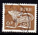 EUIE - 1969 - Yvert n 217 - Art irlandais ancien (Chien stylis)