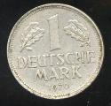 Pice Monnaie Allemagne  1 Mark de 1970J  pices / monnaies