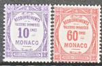 MONACO Taxe N 14 et 16 de 1924 neuf(*)  