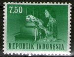 **   INDONESIE    7,5 rp  1964  YT-384  " Tltype "  (N)   **