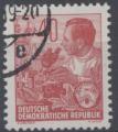 Allemagne, ex-RDA : n 158A oblitr anne 1954