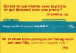 Carte publicitaire de la C.U. Bordeaux (33) contre la fraude dans les tram & bus