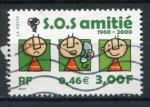 Timbre FRANCE 2000  Obl  N 3356  Y&T  SOS Amitis