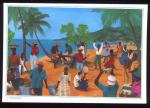 CPM  neuve Illustrateur EMILIE images des Antilles Pique-nique sur la Plage