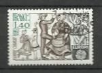 France timbre n2138 oblitr anne 1981 EUROPA , Folklore:Danse traditionnelle