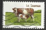 France 2014; Y&T n aa0959; L.V. 20g, Race bovine, la Saosnoise