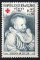 France 1965; Y&T n 1466; 0,25F + 0,10 Croix Rouge, oeuvre de Renoir