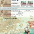 Carte souvenir 450 ans du 1er voyage de Jacques Cartier au Canada - 1984