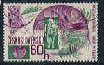 Tchcoslovaquie 1967 - YT 1552 - oblitr - Homme sur la lune et systme d'orien