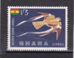Timbre Ghana / Neuf / 1959 / Y&T N54 / Oiseau.