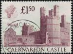 Royaume Uni 1988 Oblitr Used Chteau de Caernarfon Castle Y&T GB 1341 SU