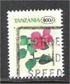 Tanzania - Scott 1573  flower / fleur