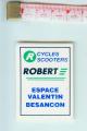 CYCLES & SCOOTERS ROBERT autocollant publicitaire ancien et rare MAGASIN