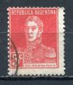 Timbre ARGENTINE 1923 - 32  Filigrane Soleil RA   Obl N 301  Personnages