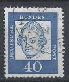 Allemagne - 1961/64 - Yt n 228 - Ob - Allemands clbres ; Gotthold Lessing