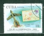 Cuba 1989 Y&T 2930 oblitr Spacial