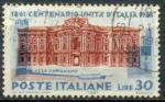 Italie/Italy 1961 -Cent. de l'unit Italienne (Palazzo Carignano), obl- YT 853 