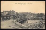 CPA  Guerre 1914-18  CHAUNY  en ruines Le Pont Rouge